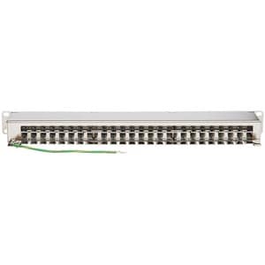 Eaton Tripp Lite Series Cat5e/Cat6 48-Port Patch Panel - Shielded, Krone IDC, 568A/B, RJ45 Ethernet, 1U Rack-Mount, TAA - 