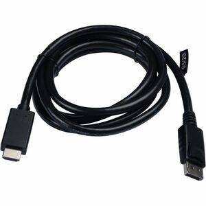 Cable DisplayPort macho a HDMI macho - 2m - V7 V7DP2HD-02M-BLK-1E - para Audio/Video de dispositivos, PC, Monitor, Proyect