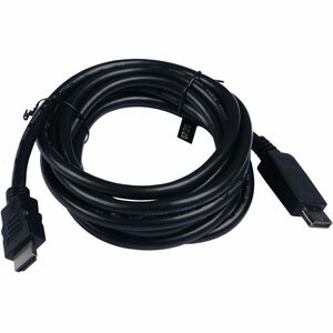 V7 V7DP2HD-03M-BLK-1E 3,05 m DisplayPort/HDMI AV-Kabel - Cable for PC, Monitor, Projektor, Audio-/Video-Gerät, Computer - 