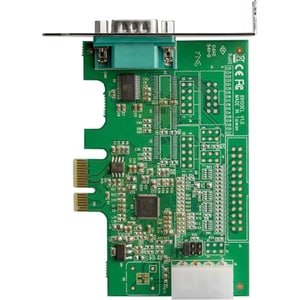 StarTech.com 1-port PCI Express RS232 Serial Adapter Card - PCIe Serial DB9 Controller Card 16950 UART - Low Profile - Win