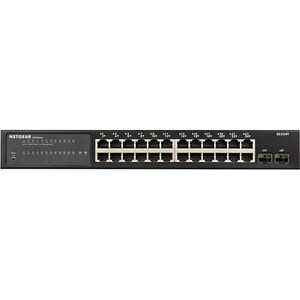 Conmutador Ethernet Netgear S350 GS324T 24 Puertos Gestionable - Gigabit Ethernet - 10/100/1000Base-T - 2 Capa compatible 