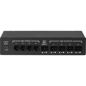 Vaddio EasyUSB MicPOD I/O Interface - With Four CeilingMIC Conference Microphones - White - Silicone