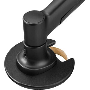 AC-GC-B grommet desk fixing - attached mounts to desks via grommet hole - Black
