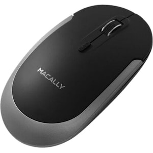 Macally Bluetooth Optical Quiet Click Mouse - Optical - Wireless - Bluetooth - 1600 dpi - Scroll Wheel - 2 Button(s) - Sym