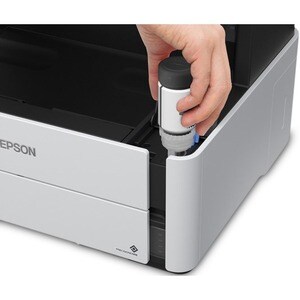 Epson ET-M2170 Inkjet Multifunction Printer-Monochrome-Copier/Scanner-1200x2400 dpi Print-Automatic Duplex Print-5000 Page