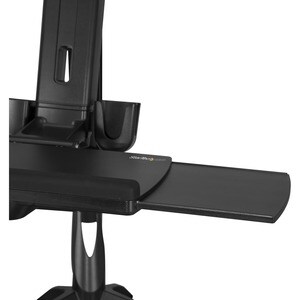 StarTech.com Sit Stand Dual Monitor Arm - Desk Mount Standing Computer Workstation 24" Displays - Adjustable Stand Up Arm 