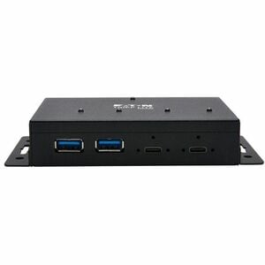 Eaton Tripp Lite Series Industrial 4-Port USB-C Hub - USB 3.x Gen 2 (10Gbps), 2x USB-A & 2x USB-C Ports, 15 kV ESD Immunit