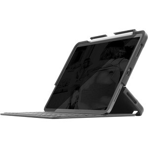 STM Goods Dux Shell for Folio iPad Pro (2018) - For Apple iPad Pro Tablet - Black, Clear - Drop Resistant, Bump Resistant 