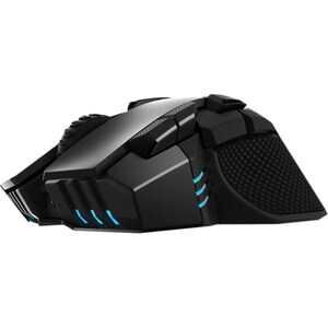 Corsair IRONCLAW RGB Wireless Gaming Mouse - Optical - Cable/Wireless - Bluetooth/Radio Frequency - 2.40 GHz - Black - USB