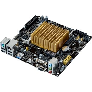 Asus J1800I-C Desktop Motherboard - Mini ITX - Intel Celeron J1800 - 8 GB DDR3L SDRAM Maximum RAM - SoDIMM - 2 x Memory Sl