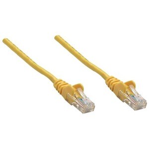Network Patch Cable, Cat6, 0.25m, Yellow, Copper, S/FTP, LSOH / LSZH, PVC, RJ45, Gold Plated Contacts, Snagless, Booted, L