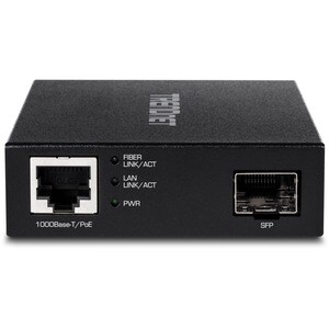 Gigabit PoE PD SFP Fiber Media Converter