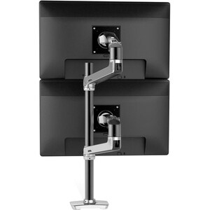 Ergotron 桌面安装座 用于 显示器 - 银 - 2 显示器支持 - 101.6 cm (40") 支持屏幕 - 18.14 kg 承载量 - 100 x 100, 75 x 75