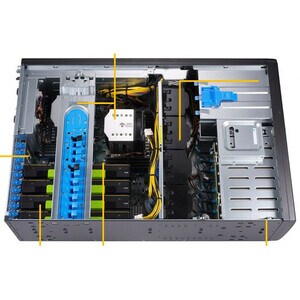 Supermicro SuperServer 7049GP-TRT - 4U 塔式 - P LGA-3647插座 - 2 x 处理器支持 - Intel C621 芯片 - 2 TB DDR4 SDRAM DDR4-2666/PC4-21300