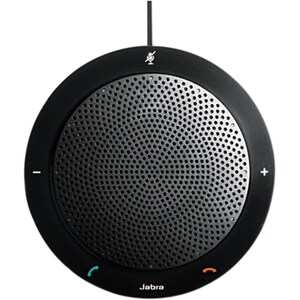 Jabra SPEAK 410 MS 会议电话 - 黑 - 1 x 电话线 - 免提电话