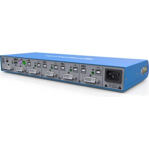 Kramer SX42DU-3 KVM Switchbox - 4 Computer(s) - 2 Local User(s) - 3840 x 2160 - 2 x PS/2 Port - 11 x USB - 6 x DVI