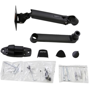 Ergotron Wall Mount for Monitor - Matte Black - 34" Screen Support - 24.91 lb Load Capacity - 75 x 75, 100 x 100 - Aluminum
