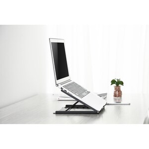 Digitus Mobiler Notebook Ständer. Produkttyp: Laptop-Ständer, Produktfarbe: Schwarz, Material: Metall. Breite: 255 mm, Tie