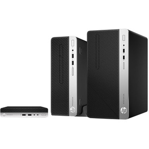 HP ProDesk 400 G4 Desktop Computer - Intel Core i3 8th Gen i3-8100T Quad-core (4 Core) 3.10 GHz - 8 GB RAM DDR4 SDRAM - 12