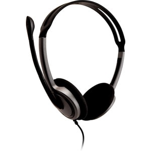 V7 HA212-2EP Wired Over-the-head, On-ear Stereo Headset - Black, Dark, Grey - Binaural - Supra-aural - 32 Ohm - 20 Hz to 2