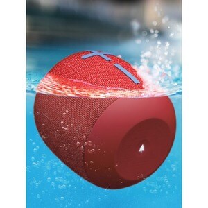 Ultimate Ears WONDER­BOOM 2 2.0 Portable Bluetooth Speaker System - 9 W RMS - Red - 75 Hz to 20 kHz - 360° Circle Sound - 
