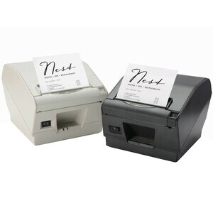 Star Micronics TSP847II HIA White Desktop Direct Thermal Printer - Monochrome - Receipt Print - Wireless LAN - 104 mm (4.0