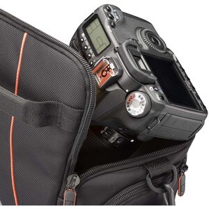 Case Logic DCB-306 Carrying Case (Holster) Camera, Accessories, Battery, Cable, Lens Cap, Memory Card, Cloth - Black - Nyl