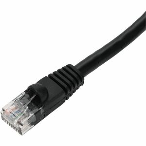 AddOn 25ft Black CAT 6 PVC Ethernet Cable Snagless Bubble Boot RJ-45 M/M - 25 ft Category 6 Network Cable for Network Devi