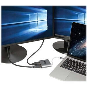 Tripp Lite series U444-06N-2H-MST HDMI/USBAudio/Video Adapter - 1 x USB Type C USB 3.1 Thunderbolt 3 Male - 2 x HDMI HDMI 