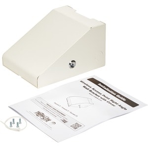 Tripp Lite by Eaton Universal Wall Bracket for Wireless Access Point with Cover - Right Angle, Steel, White - Cold Rolled 