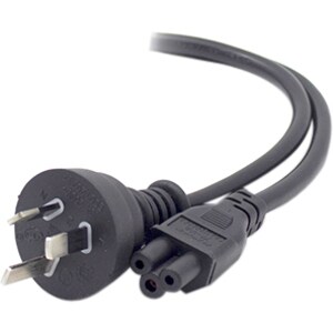 Alogic Standard Power Cord - For Power Supply - 230 V AC / 10 A - Black - 50 cm Cord Length - IEC 60320 C5 - Australia