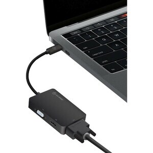 ALOGIC 3-IN-1 USB-C TO HDMI DVI VGA ADAPTER - MALE TO 3-FEMALE