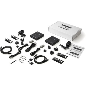 StarTech.com HDMI KVM Extender over IP Network - 4K 30Hz HDMI and USB over IP LAN or Cat5/Cat6 Ethernet (100m/330ft) - Rem