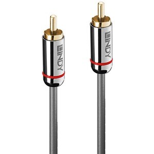 LINDY Cromo Line Coaxial Audio Cable for DVD Player, TV - First End: 1 x RCA Audio - Male - Second End: 1 x RCA Audio - Ma