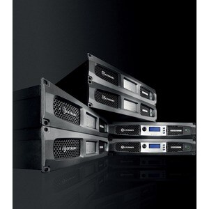 Crown DriveCore Install 4|1250 Amplifier - 10 kW RMS - 4 Channel - Black - 20 Hz to 20 kHz - 1400 W
