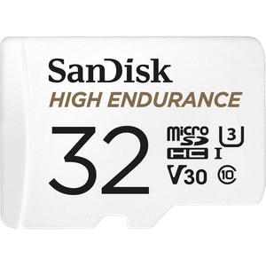 SanDisk High Endurance 32 GB microSD - 100 MB/s Read - 40 MB/s Write - 2 Year Warranty