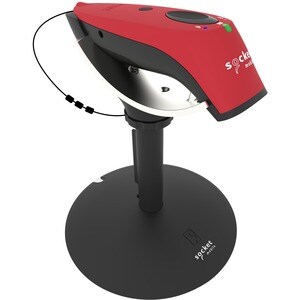 Socket Mobile SocketScan® S740, Universal Barcode Scanner, Red & Charging Stand - Wireless Connectivity - 19.49" (495 mm) 