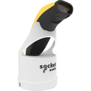 Socket Mobile SocketScan® S740, Universal Barcode Scanner, Yellow & White Dock - Wireless Connectivity - 19.49" Scan Dista