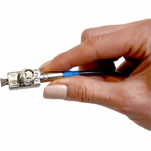 Noble TZ04T Cable Lock For Notebook - TAA Compliant - 1.80 m Cable - Master Keyed Lock - Sliver - Hardened Stainless Steel