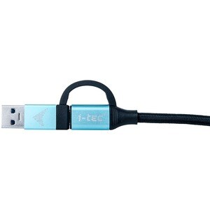 Cavo per trasferimento dati i-tec - 1 m USB - for Computer portatile, Tablet, Smartphone, PC, Docking station - 1 - Estrem