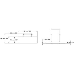 Neomounts Neomounts Pro PLASMA-M2KEYB Mounting Shelf for Notebook, Flat Panel Display - Black - 1 kg Load Capacity
