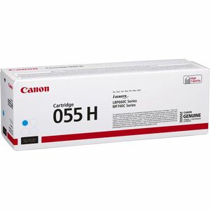 Canon 055H Original Laser Cartucho de toner - Ciano Pack - Laser