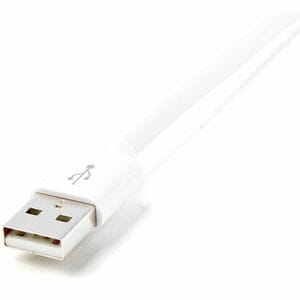 StarTech.com Cable 1m Lightning 8 Pin a USB A 2.0 para Apple iPod iPhone iPad - Blanco - Cable for iPad, iPhone, iPod, Com