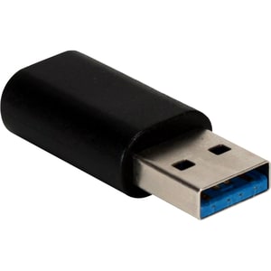 QVS USB 3.1 Male to USB-C Female 5Gbps Compact Conversion Adaptor - 1 x Type A USB Male - 1 x Type C USB 3.1 USB Female - 
