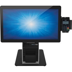 Elo Wallaby Self-Service Countertop Stand - Up to 22" Screen Support - Black, Silver