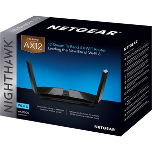 Netgear Nighthawk RAX200 Wi-Fi 6 IEEE 802.11ax Ethernet Wireless Router - 2.40 GHz ISM Band - 5 GHz UNII Band - 8 x Antenn
