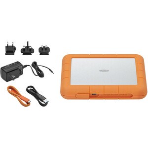 LaCie Rugged RAID Shuttle STHT8000800 Sistema de armazenamento DAS - 8 TB HDD Portátil - 8 TB Installed HDD Capacity - Ade