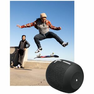 Ultimate Ears WONDER­BOOM 2 Tragbar Bluetooth Lautsprechersystem - Deep Space Black - Aufladbarer Akku