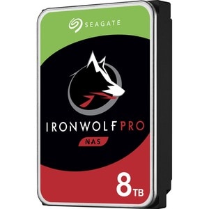 Seagate IronWolf Pro ST8000NE001 8 TB Hard Drive - 3.5" Internal - SATA (SATA/600) - Conventional Magnetic Recording (CMR)