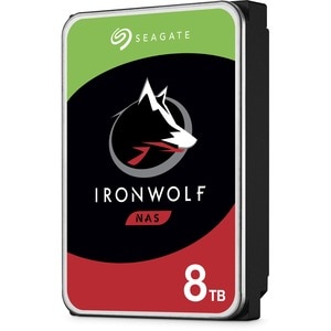 Seagate IronWolf Festplatte - 3,5" Intern - 8 TB - SATA (SATA/600) - Conventional Magnetic Recording (CMR) Method - 7200U/Min